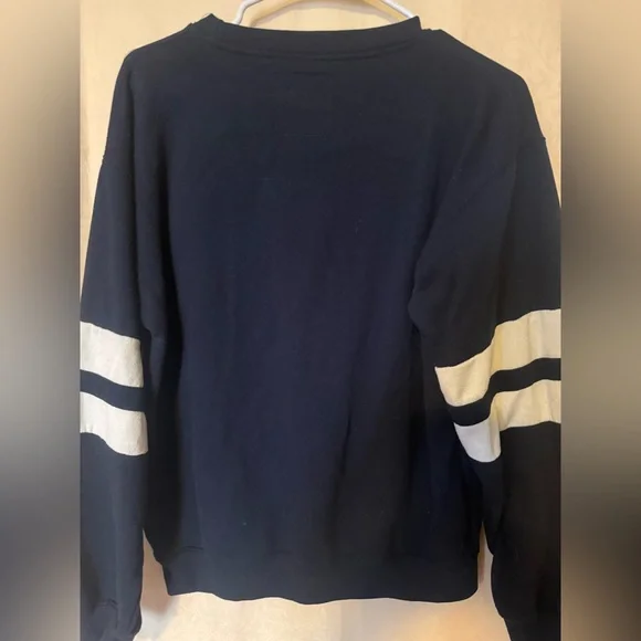 New York Popular Sweatshirt,Women’s Medium Navy Blue with DETROIT on Front Side - Picture 7 of 8